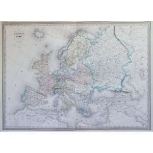  Dufour Map of Europe in 1789 (1863)