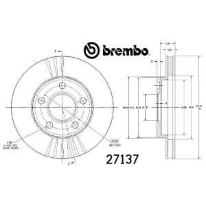  Brembo BDR27137 Brake Rotor Automotive