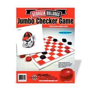  Georgia Bulldogs Checker Rug Toys & Games