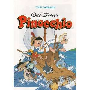  Walt Disneys Pinocchio   Movie Poster Print   8 x 11 
