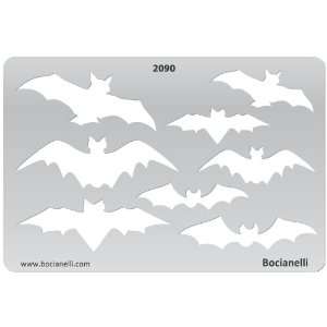   Jewelry Making Design Template Stencil   Bats Bat Batman Shape Home