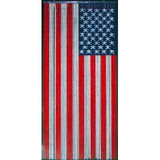 American Flag Beaded Curtain 125 Strands (+hanging hardware)