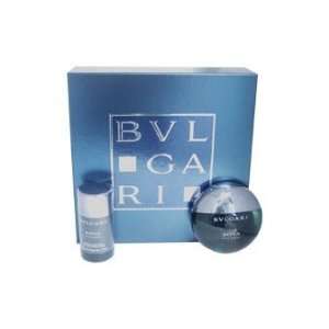Bvlgari Aqva by Bvlgari for Men   2 Pc Gift Set 3.4oz EDT Spray, 2.7oz 