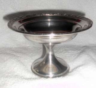   CHAISED ROMANTIQUE CEMENT FILLED COMPOTE/COMPORT DISH S125  