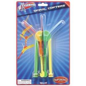 Spiral Copter (Random Colors) Toys & Games