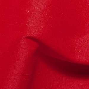  2 Way Stretch Polyester Shantung Red