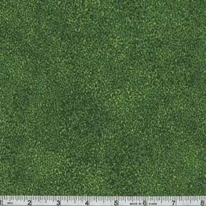  45 Wide Sunday In The Park Stippled Green Fabric By The 