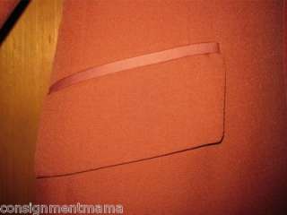 Vintage Tuxedo Rust Burnt Orange 36R 36 Formal Wear Mens Suit Pants 