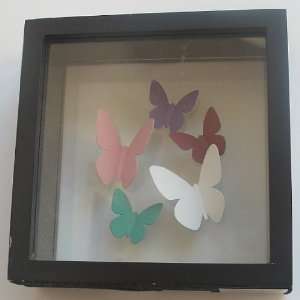  Decorative Square Butterfly Shadow Box