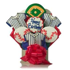 Baseball Personalized Cookie Bouquet 