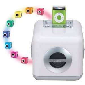   LED Color Changing Speaker System with iPod Dock (Personal & Portable