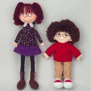   Toys DEX306G Boy and Girl Dolls with Sewed in Glasses Toys & Games
