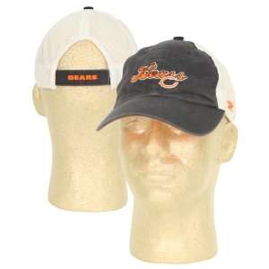  Chicago Bears Mesh Back Slouch Style Adjustable Hat  Blue 