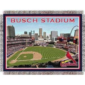  St. Louis Cardinals Stadium 48 x 60 Tapestry Throw 