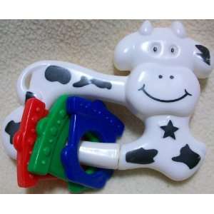  Cow and Jingle Bells Baby Rattle Toy Toys & Games
