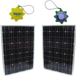 Watt (50W + 50W) Solar Panel 100W Power 12V Monocrystalline 12 Volt PV 