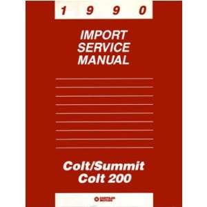  1990 COLT SUMMIT Shop Service Repair Manual Book 