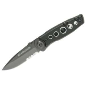   Knives G1792 Part Serrated Drop Point Parafive Linerlock Knife Home