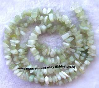 10mm Natural New Jade chips baroque Beads 34  