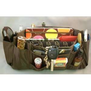 Sophie Brown Handbag Bag Purse Travel Cosmetic Make Up Tote Organizer 