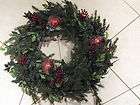 Martha Stewart Christmas Wreath Grandinroad Frontgate CORDLESS