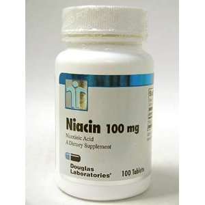  Douglas Labs   Niacin 100 mg 100 tabs Health & Personal 