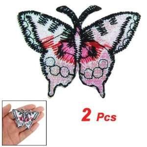   Pcs Clothes Decor Embroidered Butterfly Badge Iron On Patch Applique