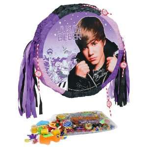  Justin Bieber Pull String Pinata Kit including Pinata and 