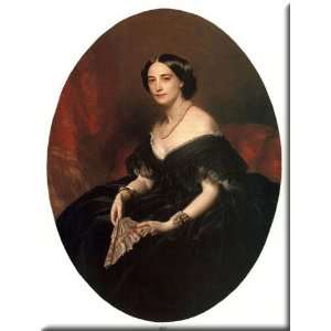   of a Lady 12x16 Streched Canvas Art by Winterhalter, Franz Xavier