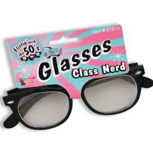 Lets Party By Forum Novelties Inc Class Nerd Glasses with Clear Lenses 
