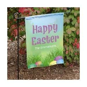  Personalized Happy Easter Eggs Garden Flag Patio, Lawn & Garden