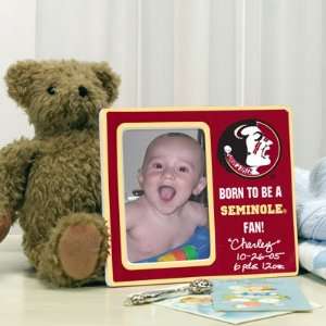  Florida State Seminoles Born to Be Ceramic Picture Frame 