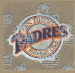 San Diego Padres 3 inch Lextra Iron On Logo Patch  