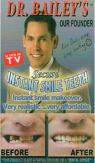 Secure Instant Smile Teeth by William Roberts are a thin, straight and 
