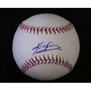  Kevin Youkilis Autographed Baseball
