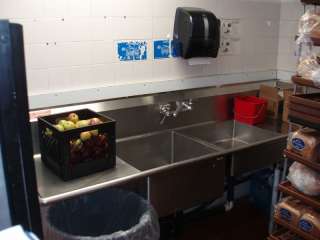 Stainless Steel Sink and Counter  