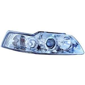  IPCW CWS 533C2 Ford Mustang Chrome Projector Head Lamp 