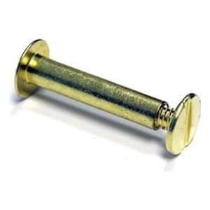   Barrel Head with #8 32 x 1/4 Brass Truss Head Mating Screw, Pack of