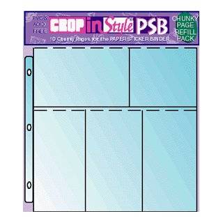 Crop In Style PSB Paper and Sticker 12 Inch by 12 Inch 3 Ring Binder 