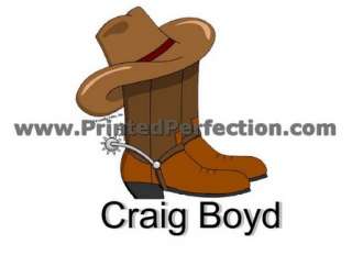 COWBOY BOOTS   Custom Cartoon Gift, Many Options for Personalization 