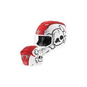  HELMET CROSSBONES WH XS Automotive