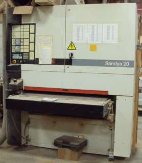 SCM Sandya 20 M2 135, 2000, 2 head 53 Widebelt Sander  