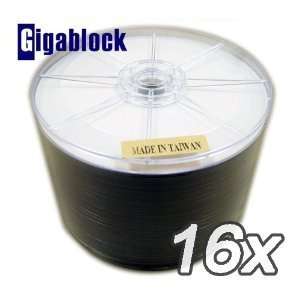 100pcs Gigablock DVD R 16x White Inkjet Hub Printable Studio quality 