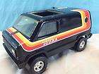 Vintage 1970s TONKA Van BlackYellowO​range A Team Look wChrome 