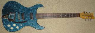 Danelectro Blue Sparkle HODAD Guitar Rare Discontinued  