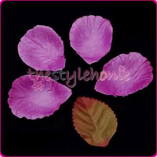 300 Silk Rose Petals Wedding Flowers Fuchsia Photo Prop  