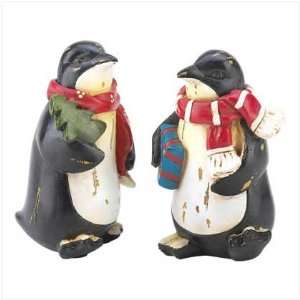  Holiday Penguin Christmas Decor Collectible Figurines 