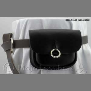 Leather Renaissance Medieval Belt Pouch Bag SCA LARP  
