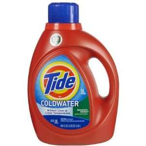 Tide Coldwater 2x Concentrated Liquid Detergent Mountain Spring 100 oz 