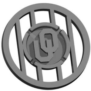 Oklahoma Sooners 5 1/2 Cast Iron Grill Topper  Sports 
